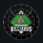 Personalised Billiards NAME Cue Rack Pool Room Dartboard<br><div class="desc">Personalised Billiards NAME Pool Room Champion Cue Rack Design - Customise with your Name or Custom Text!</div>
