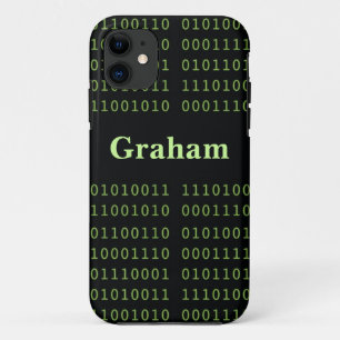 Personalised Binary Code iPhone 11 Case