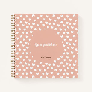 personalised binder, boho binder, pattern boho  notebook