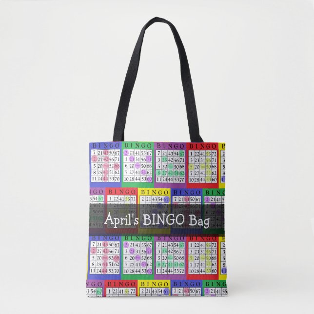 Personalised  BINGO Bag (Front)
