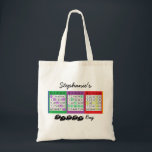 Personalised BINGO Cards Bingo Tote  Bag<br><div class="desc">Are you looking for a gift for a serious BINGO player? Well here is the perfect gift! Keep your cards,  dabbers and good luck charms all organised with this BINGO Card tote bag!</div>