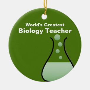 Personalised  Biology Teacher's  Ornament
