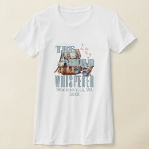 Personalised Bird Watching Location Date Name T-Shirt