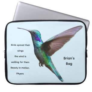Personalised Birds spread their wings... Laptop Sleeve