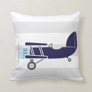 Personalised Birth Details Aeroplanes Pillow