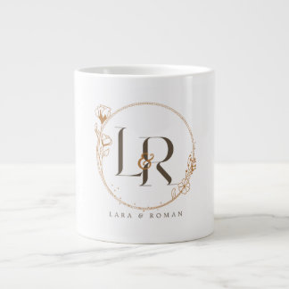 Personalised Birth Flower Tumbler With Name Large Coffee Mug