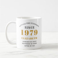 Personalised Birthday 1979 Standards Add Your Name