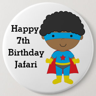 Personalised Birthday Badge - Happy 7th Birthday