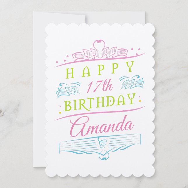 Personalised - Birthday Card (Front)