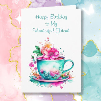 Personalised Birthday Card for a Good Friend
