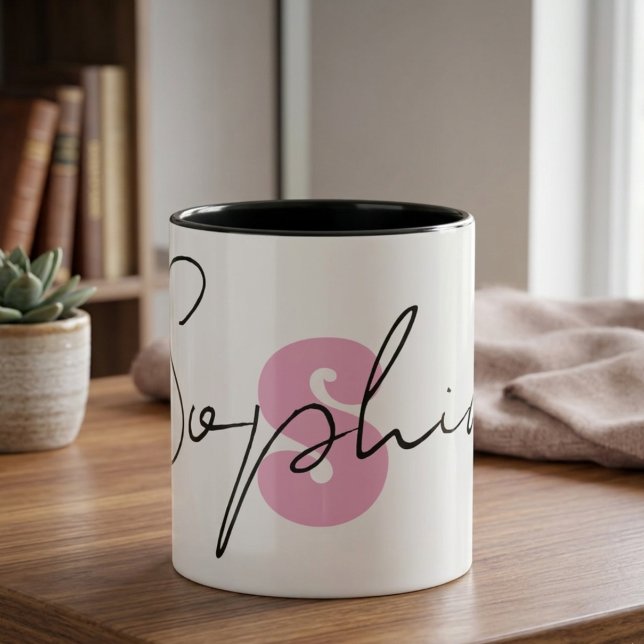 Personalised Birthday Coffee Mug Custom Name & Age (Creator Uploaded)