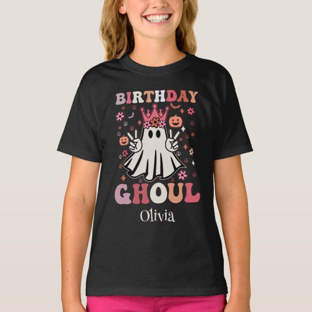 Personalised Birthday Ghoul T-Shirt (Front)
