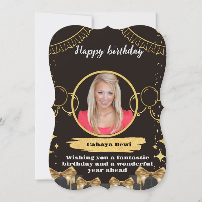 personalised birthday gift (Front)