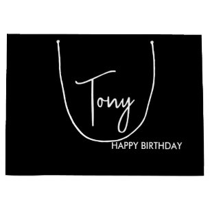 Personalised Birthday Gift Bag, Birthday Gift Bag, Large Gift Bag