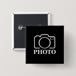 Personalised Birthday Gift Idea Upload Your Photo 15 Cm Square Badge