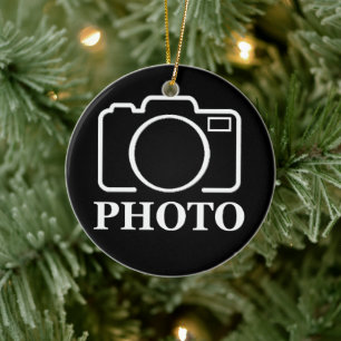 Personalised Birthday Gift Idea Upload Your Photo Ceramic Ornament