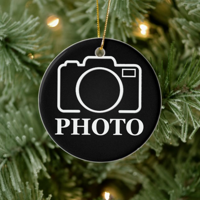 Personalised Birthday Gift Idea Upload Your Photo Ceramic Ornament (Tree)