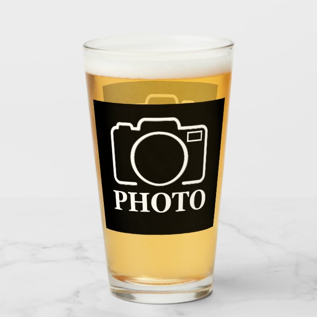 Personalised Birthday Gift Idea Upload Your Photo Glass (Front Filled)