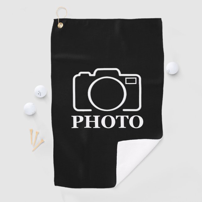 Personalised Birthday Gift Idea Upload Your Photo Golf Towel (InSitu)