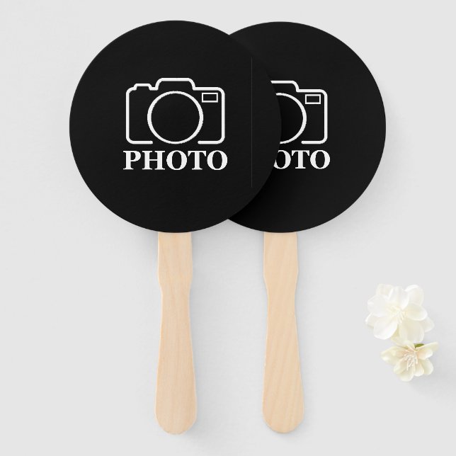 Personalised Birthday Gift Idea Upload Your Photo Hand Fan (Front and Back)