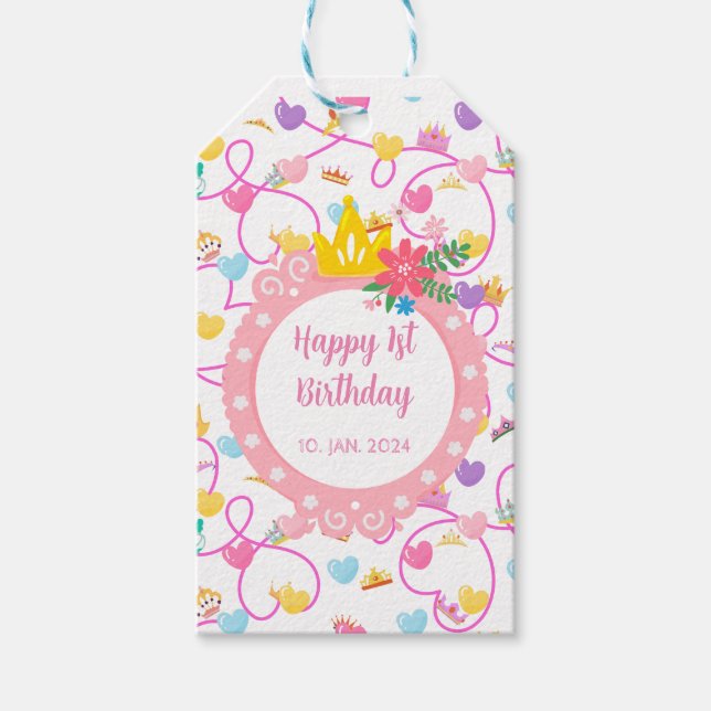 Personalised Birthday Gift Tag (Front)