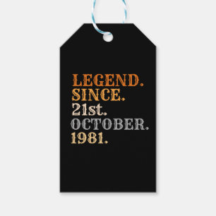 Personalised birthday gifts Add birth date Gift Tags
