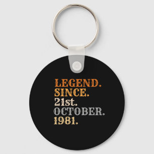 Personalised birthday gifts Add birth date Key Ring