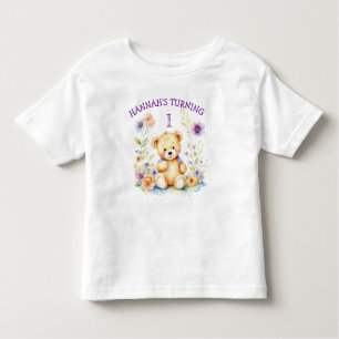 Personalised Birthday Girl  Toddler T-Shirt
