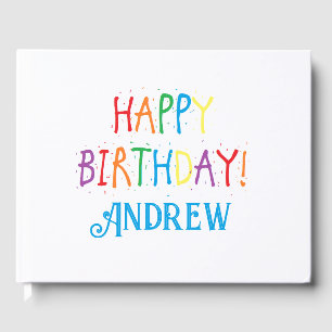 Personalised Birthday Guest Book