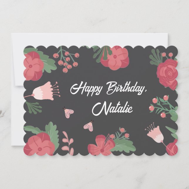 Personalised Birthday Invitation (Front)