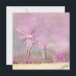 Personalised Birthday Modern Girly Pink Fairies<br><div class="desc">This modern design features a trendy pink fairy handing a younger fairy a butterfly in a meadow of flowers. On the reverse is the personalised message "A little sweet fairy is here to say, hope your birthday is wonderful in every way, may it sparkle and shine, just as you do,...</div>