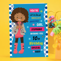 Personalised Birthday - Multicultural Girl