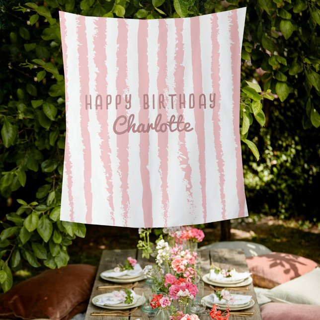 Personalised Birthday Name Sheet Backdrop Banner Tapestry (Personalized Birthday Name Sheet Backdrop Banner)