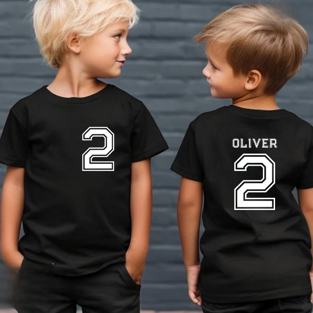 Personalised Birthday Number Custom Birthday Baby Toddler T-Shirt (Creator Uploaded)