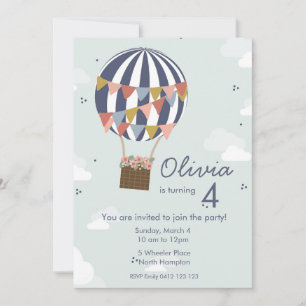 Personalised Birthday Party Invitation Balloons