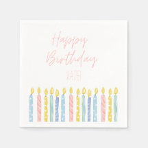 Personalised Birthday Party Plates