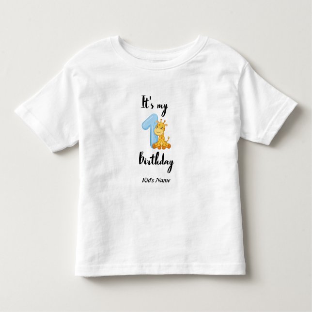 Personalised Birthday Shirts (Front)