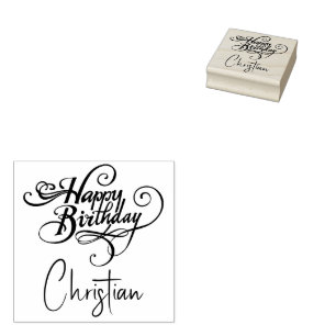 Personalised Birthday Stamp