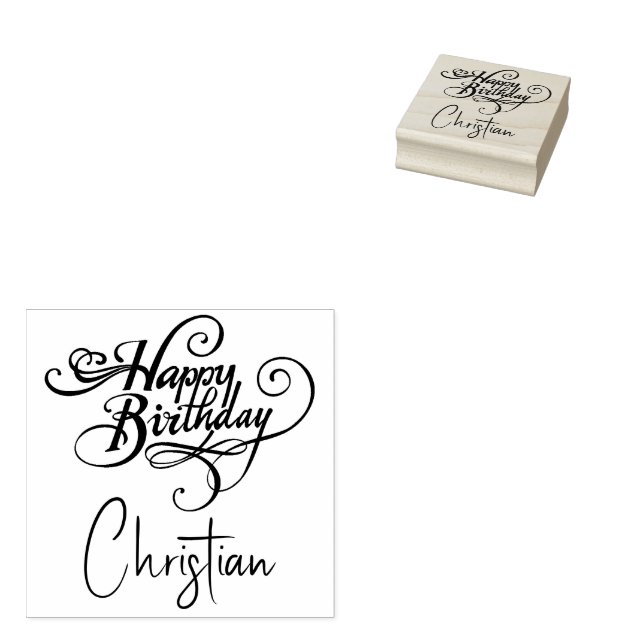 Personalised Birthday Stamp (Stamped)