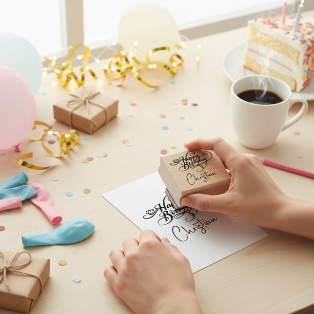 Personalised Birthday Stamp (Personalized Birthday Stamp)