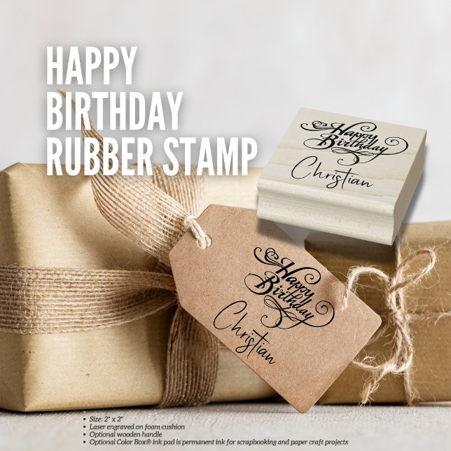 Personalised Birthday Stamp (Personalized Birthday Stamp)