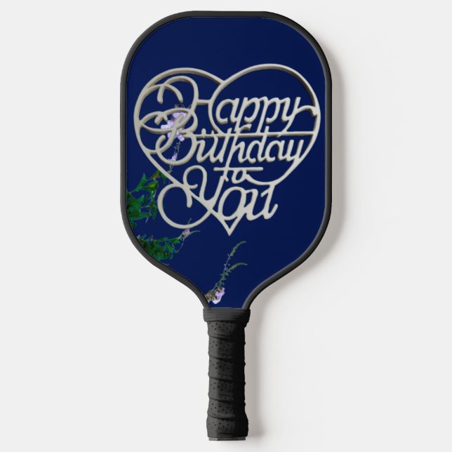 Personalised Birthday to You Pickleball Paddle (Front)