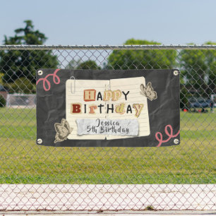 Personalised birthday Welcome Banner