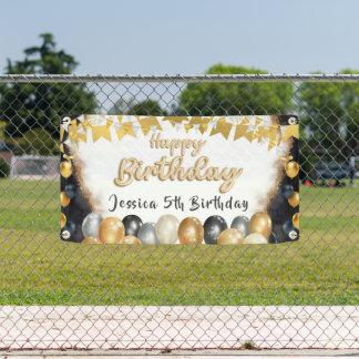 Personalised birthday Welcome Banner