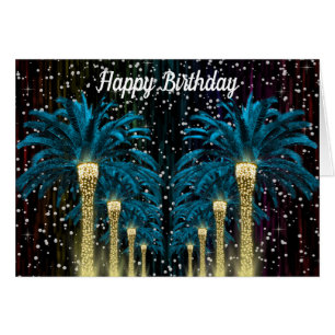 Personalised Birthday Winter Palms 