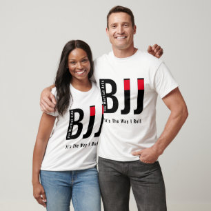 Personalised BJJ Jiu Jitsu Black Belt Men's Unisex T-Shirt