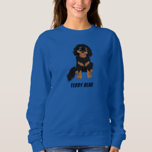 Personalised Black and Tan Cavalier Spaniel  Sweatshirt