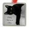 Personalised Black Cat Christmas