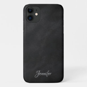 Personalised Black Chalkboard iPhone 11 Case