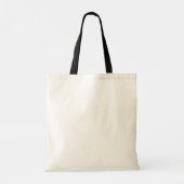 Personalised Black Graphic Musical Note Tote Bag (Back)